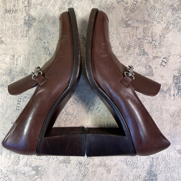 Cesare Paciotti Vintage Brown Oxford Heel Size 37 - Picture 8 of 16